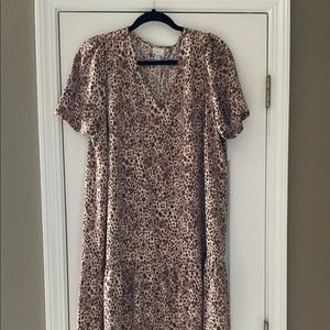 Swing Dress - Leopard Print